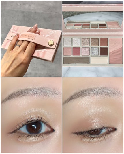 デザイナーアイズ&チークパレット/PERFECT DIARY/アイシャドウを使ったクチコミ(4枚目)