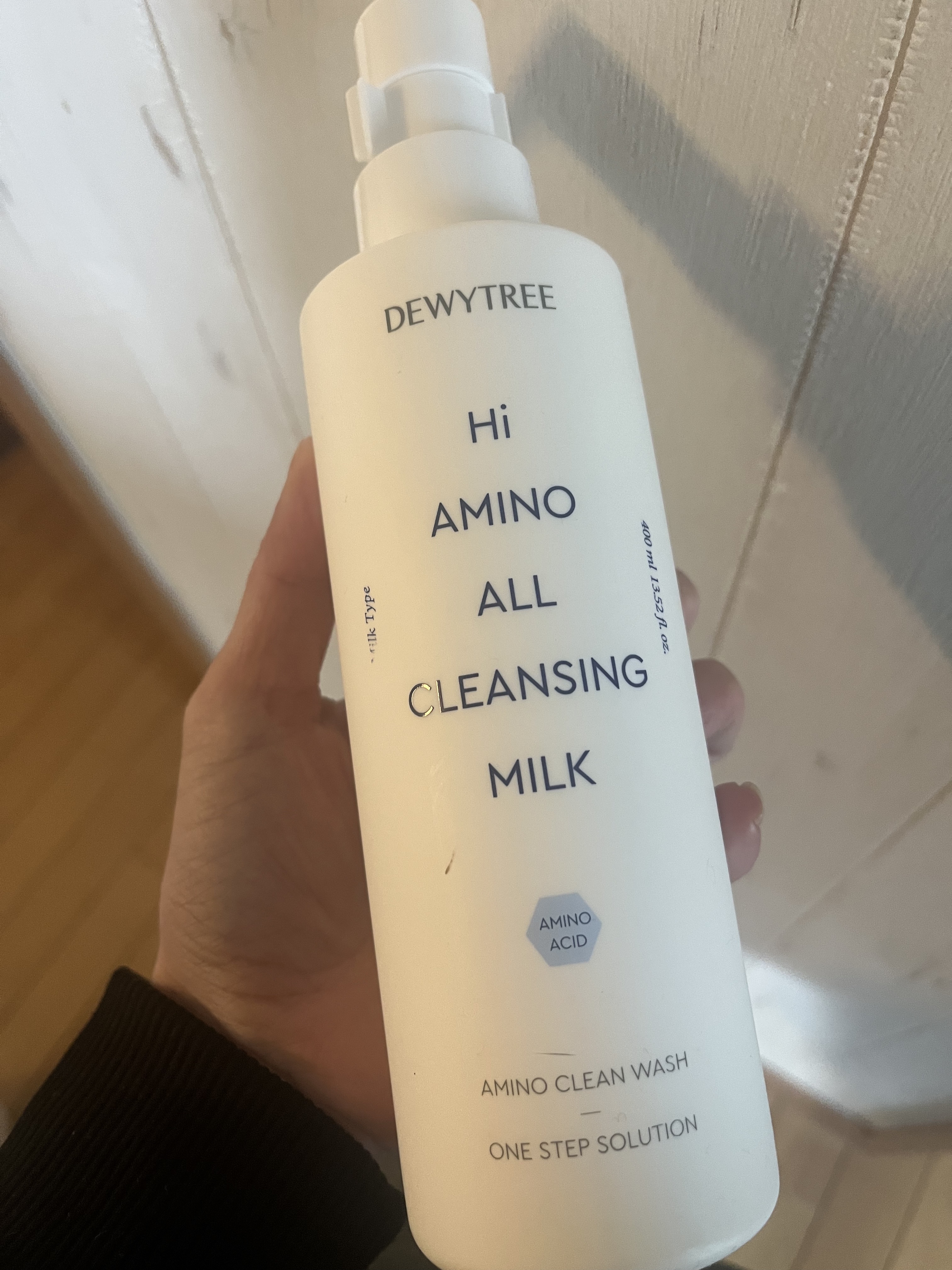 ハイアミノオール クレンジングミルク 200ml/DEWYTREE/ミルククレンジングを使ったクチコミ（1枚目）