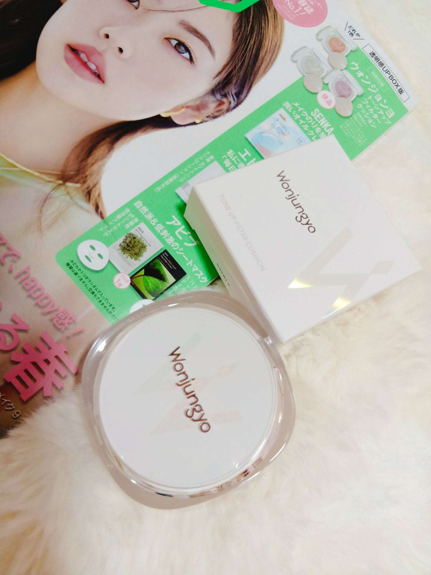 みら on LIPS 「最近の付録すごい。ウォンジョンヨのトーンアップフィルタークッシ..」(1枚目)