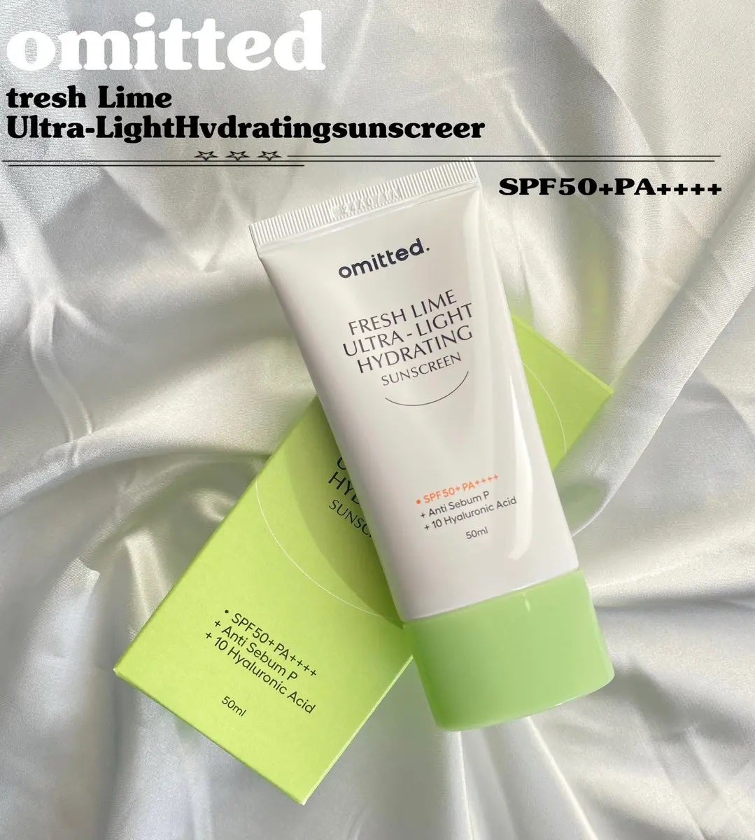 フレッシュライムツヤ肌水分サンクリーム/omitted./日焼け止めクリームを使ったクチコミ(1枚目)