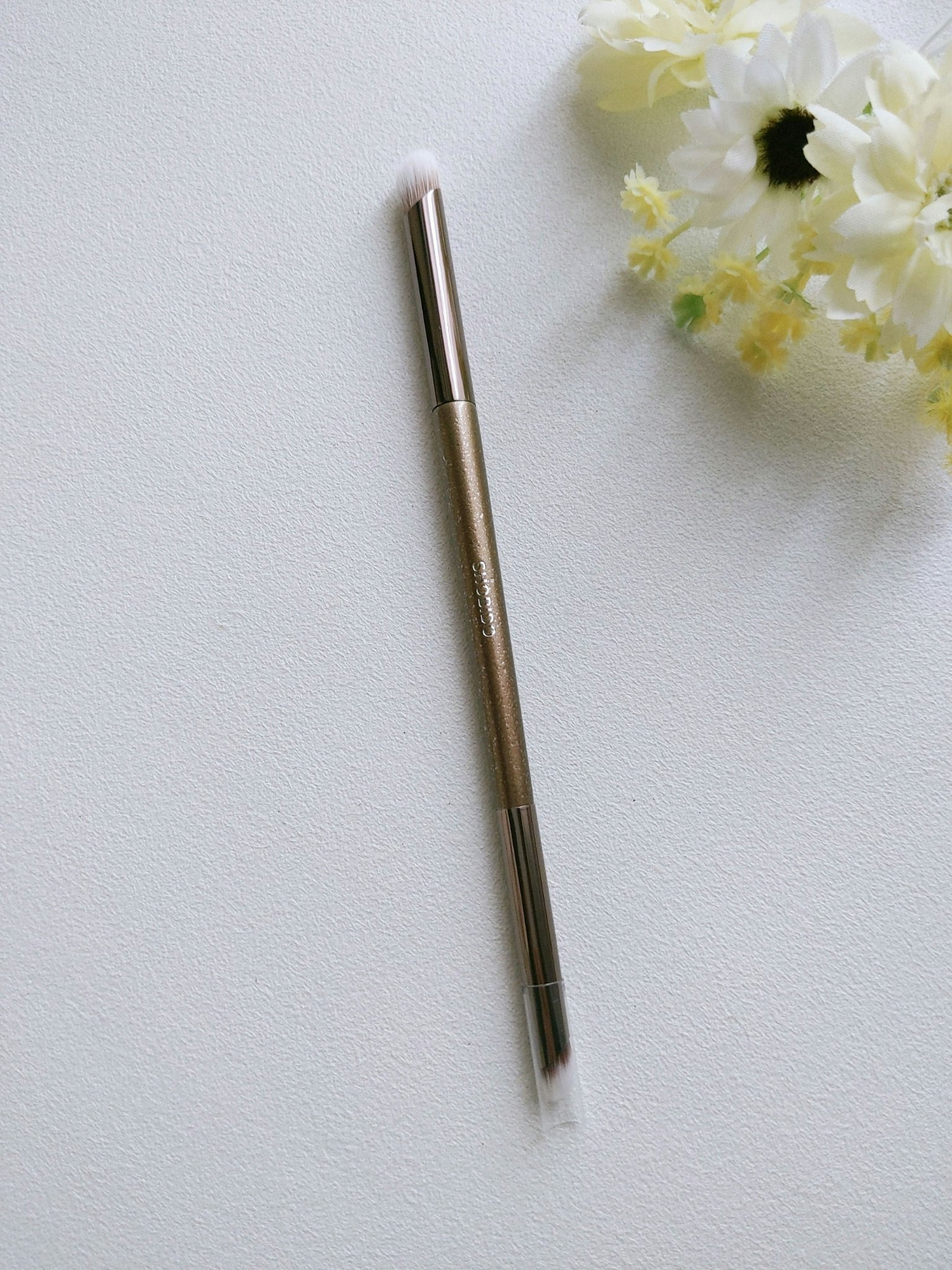 Wポイントメイクブラシ/SHOBIDO/メイクブラシを使ったクチコミ（2枚目）