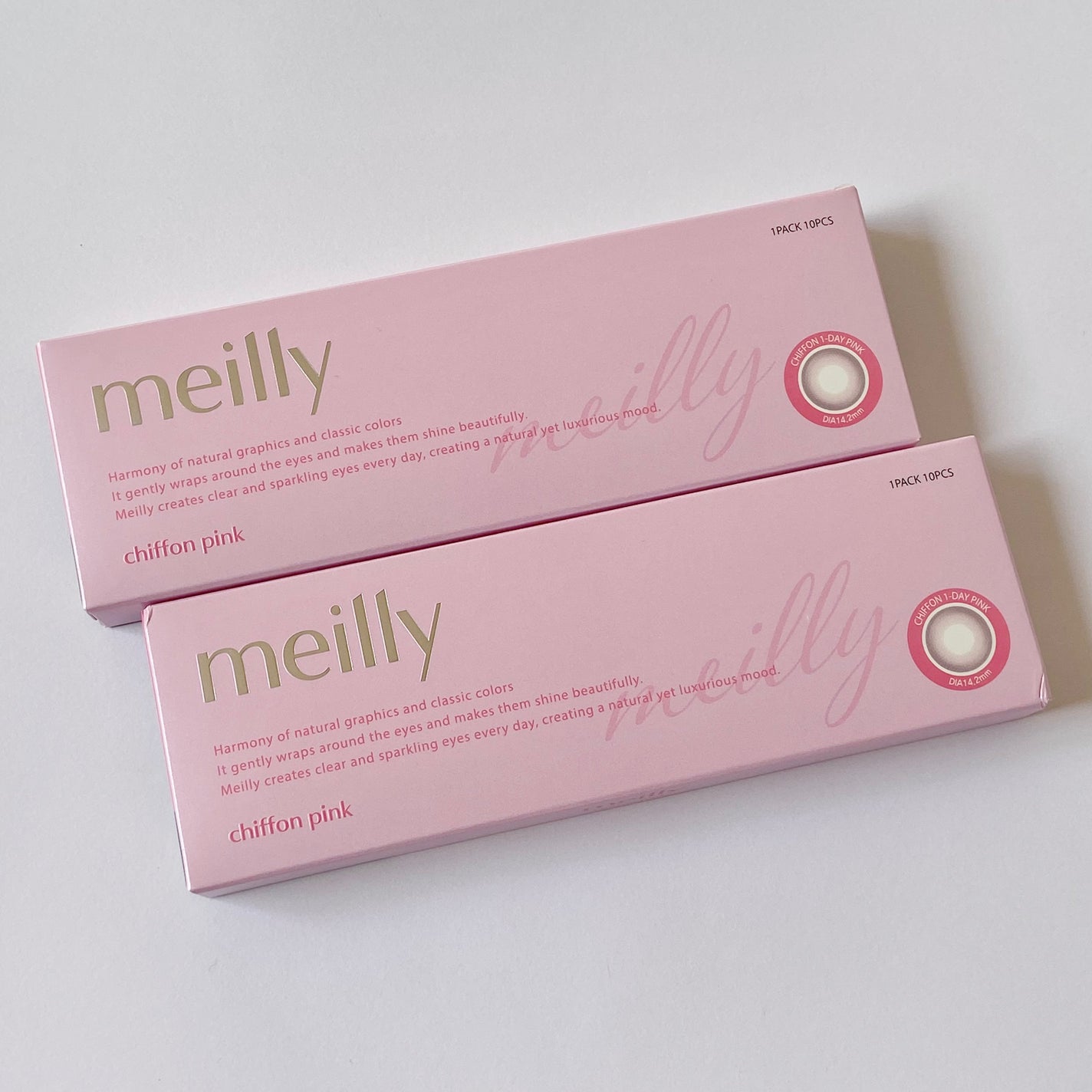 chiffon/meilly/ワンデー(1DAY)カラコンを使ったクチコミ(5枚目)