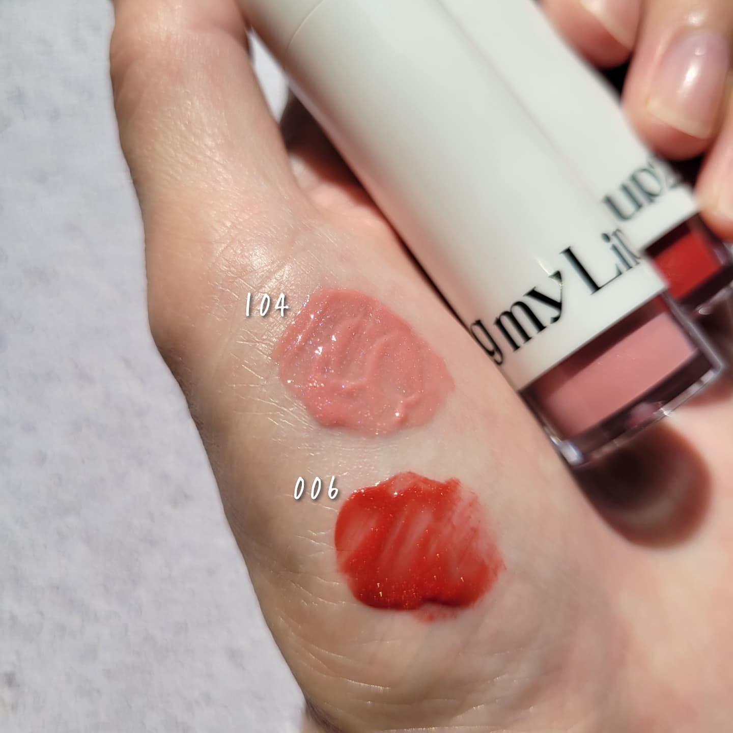 アップトゥーミー　ハグマイリップ　カラーロックプランパー/up2me/リッププランパーを使ったクチコミ（3枚目）