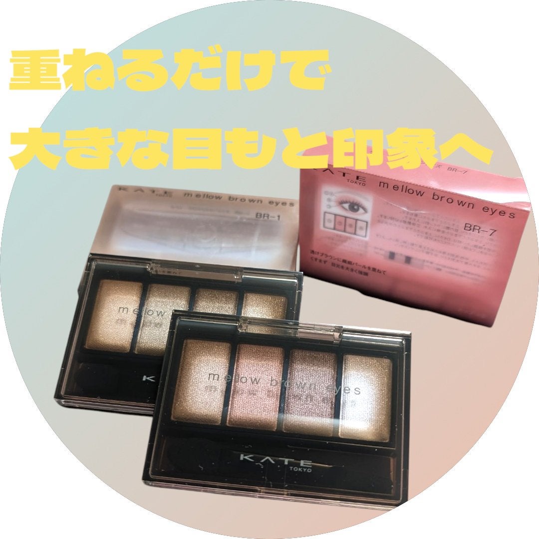 ケイト メロウブラウンアイズ/KATE/アイシャドウパレットを使ったクチコミ(1枚目)