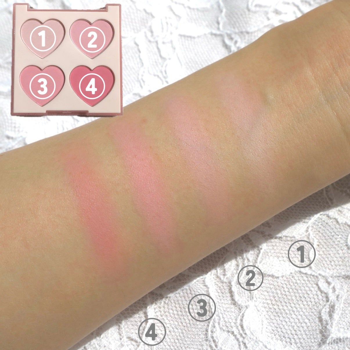 ブレンディングムードチーク/dasique/パウダーチークを使ったクチコミ(3枚目)