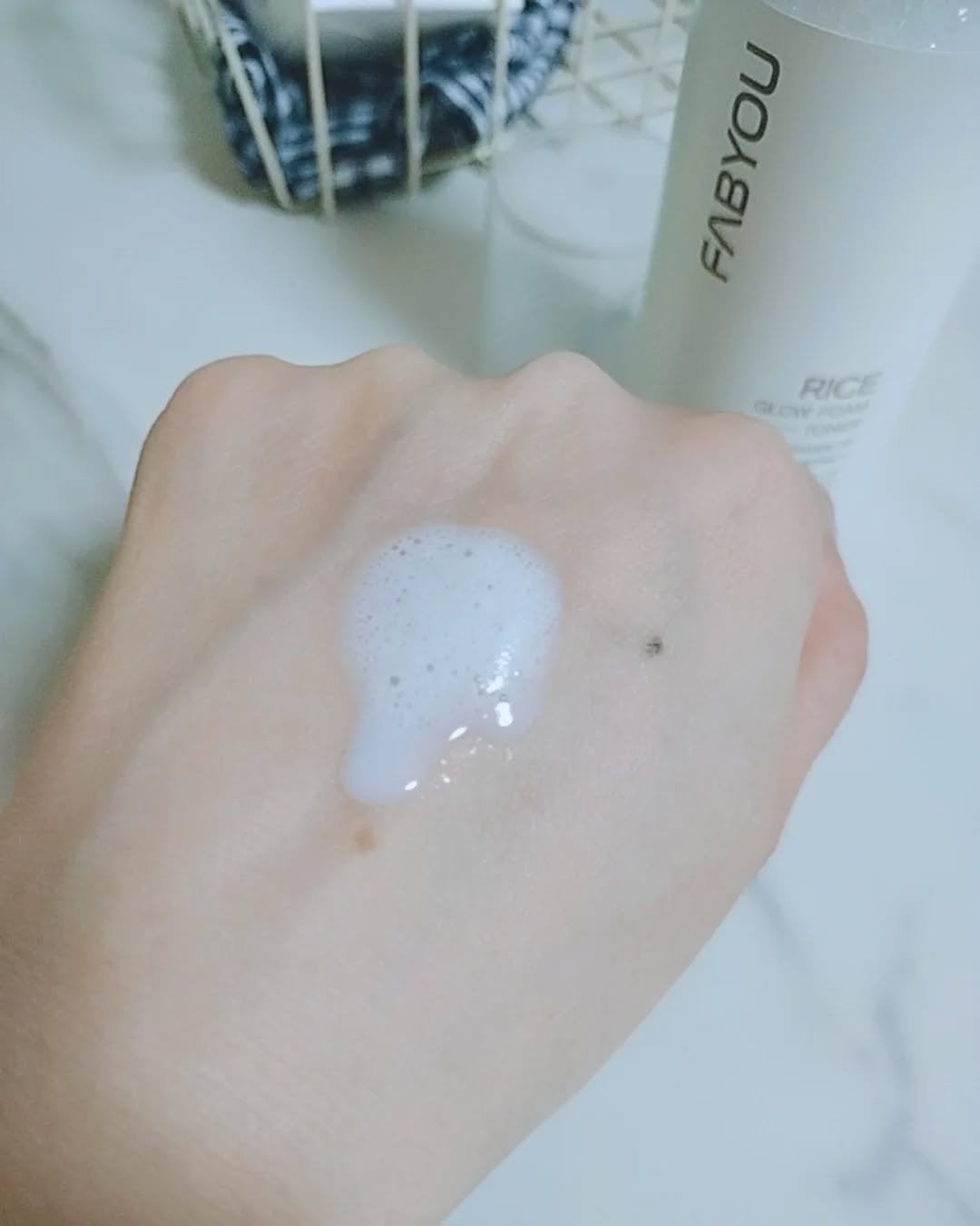 ライス グロウ フォームトナー/FABYOU/化粧水を使ったクチコミ(4枚目)