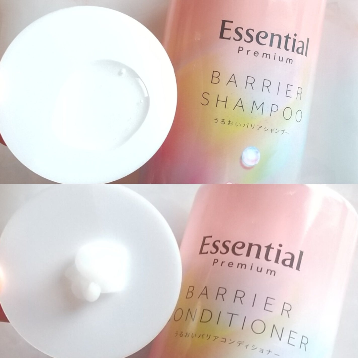 エッセンシャルプレミアム バリアシャンプー・コンディショナー シルキー&スムース/エッセンシャル/市販シャンプーを使ったクチコミ(3枚目)