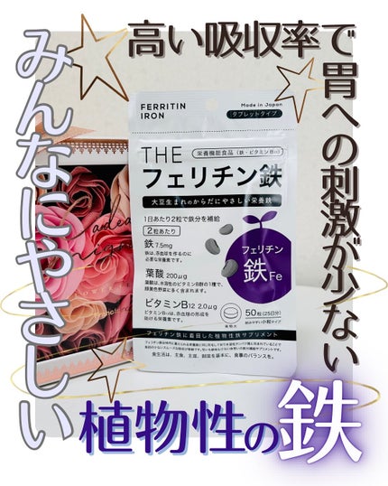 THEフェリチン鉄/武内製薬 THEシリーズ/健康サプリメントを使ったクチコミ(1枚目)