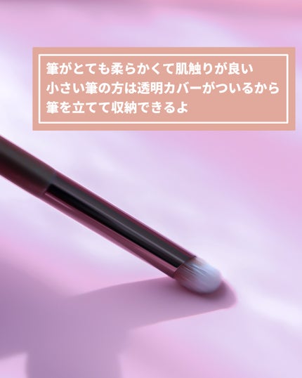 Wポイントメイクブラシ/SHOBIDO/メイクブラシを使ったクチコミ(7枚目)