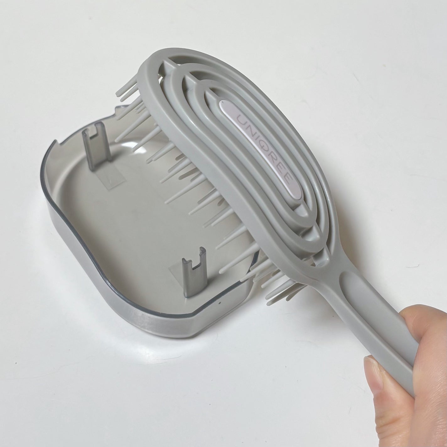 ユニークリー 4wayスムースヘアブラシ/ビー・エヌ/ヘアブラシを使ったクチコミ(3枚目)