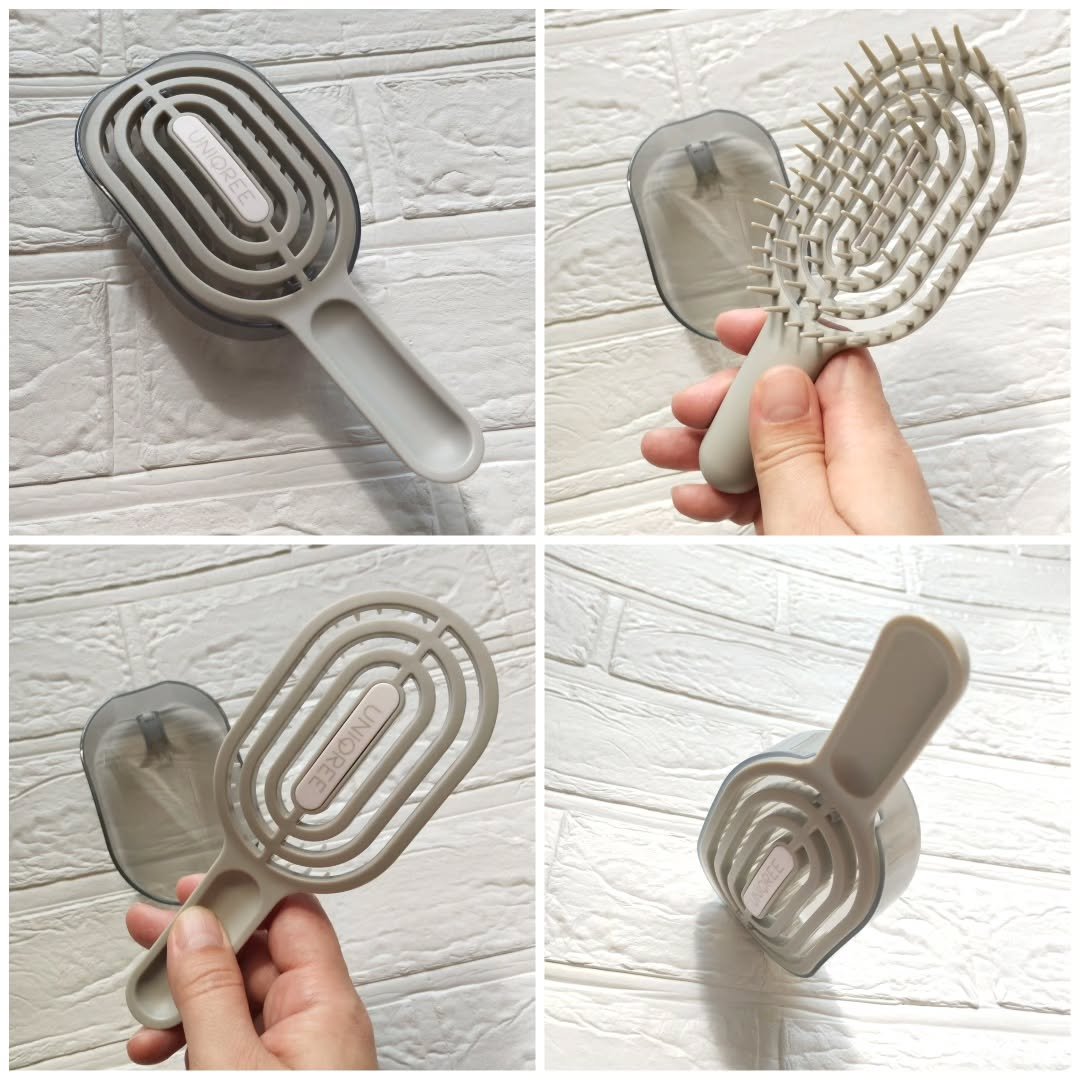 ユニークリー 4wayスムースヘアブラシ/ビー・エヌ/ヘアブラシを使ったクチコミ（2枚目）