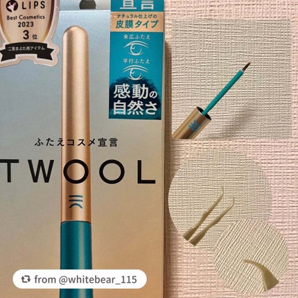 TWOOLダブルアイリッドハイブリットフィルム/SHOBIDO/二重まぶた用アイテムを使ったクチコミ(1枚目)