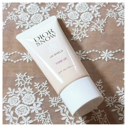 ディオール スノー UVシールド トーンアップ 50+/Dior/日焼け止めミルクを使ったクチコミ(2枚目)