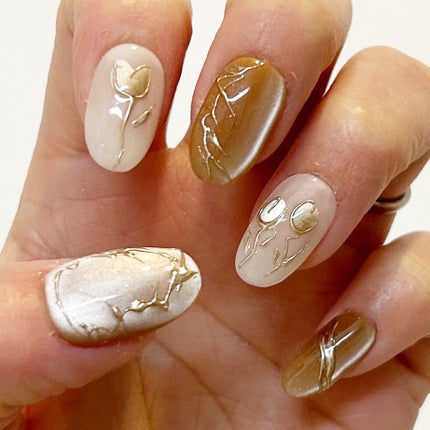 みーぽん on LIPS 「\3月のネイル/趣味で集めているネイルチップ🫶今月もたくさんつ..」(5枚目)