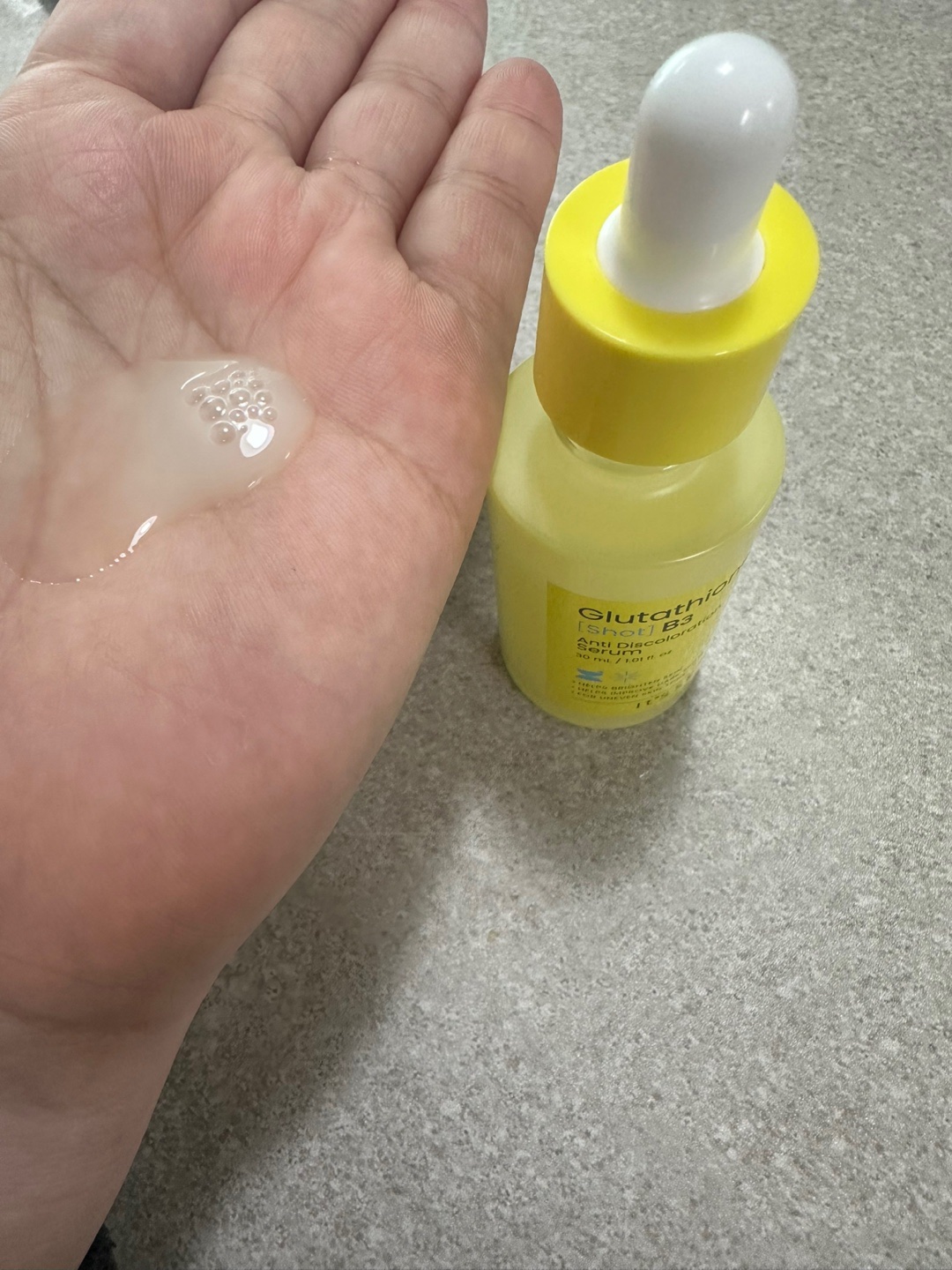 グルタチオンショットB3シミ跡セラム/It's skin/美容液を使ったクチコミ（3枚目）