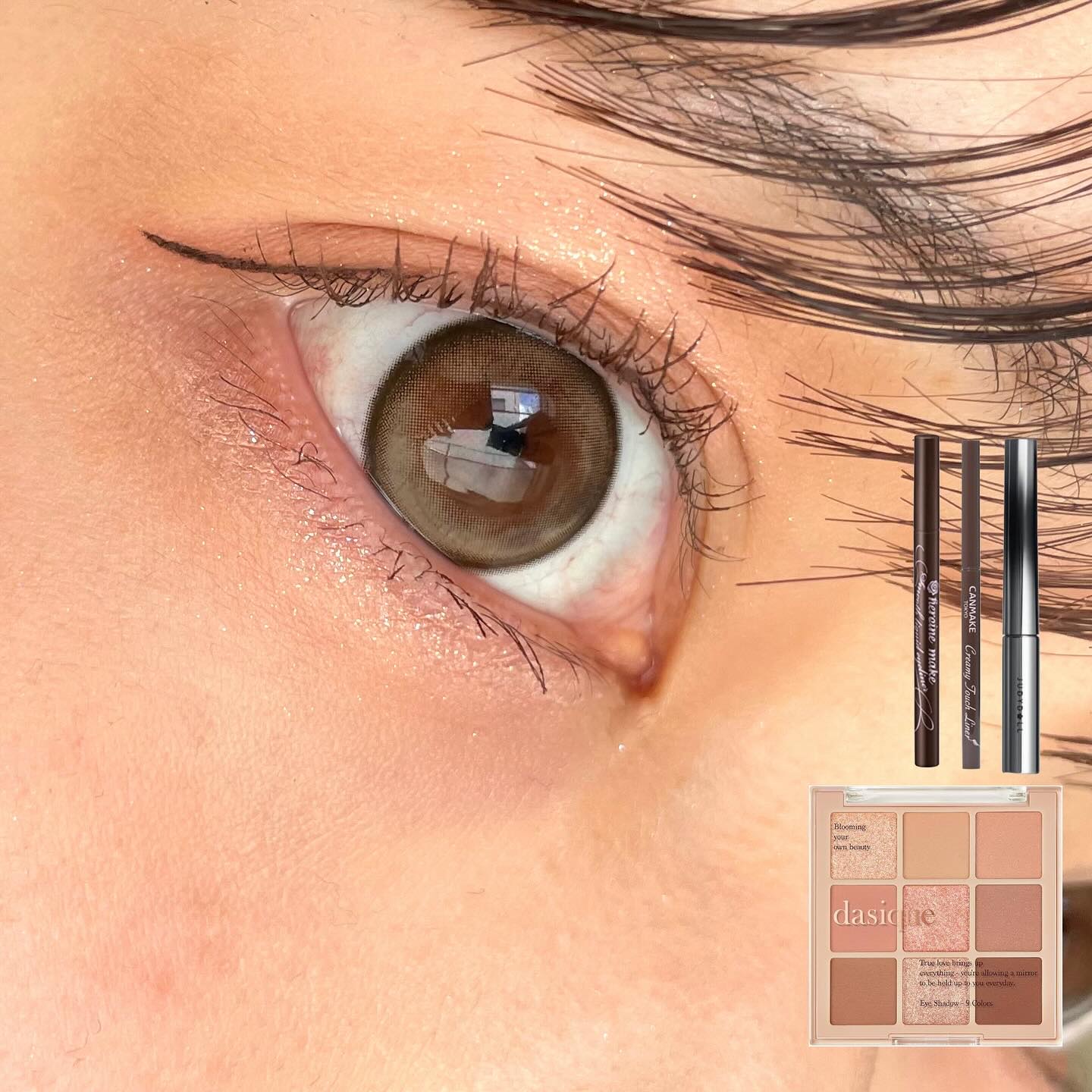 cicica 1day クロワッサンラテ/cicica/ワンデー（１DAY）カラコンを使ったクチコミ（1枚目）