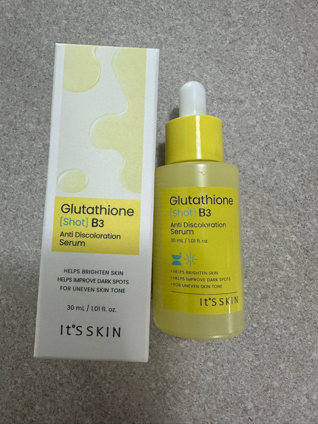 グルタチオンショットB3シミ跡セラム/It's skin/美容液を使ったクチコミ（1枚目）