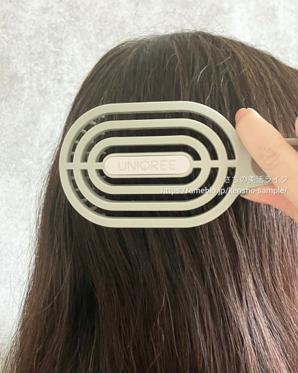 ユニークリー 4wayスムースヘアブラシ/ビー・エヌ/ヘアブラシを使ったクチコミ(4枚目)