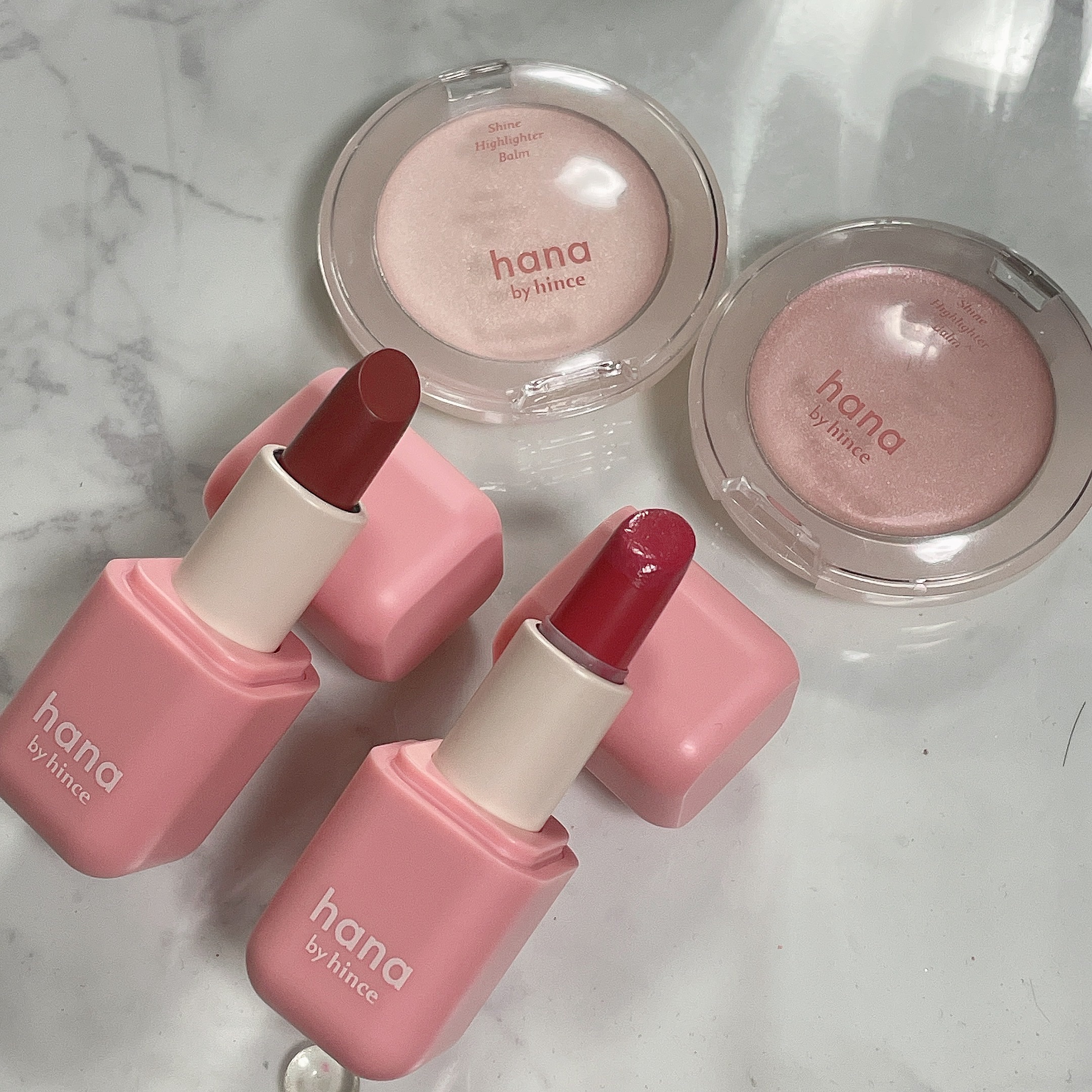 シャインハイライターバーム/hana by hince/クリームハイライトを使ったクチコミ（3枚目）