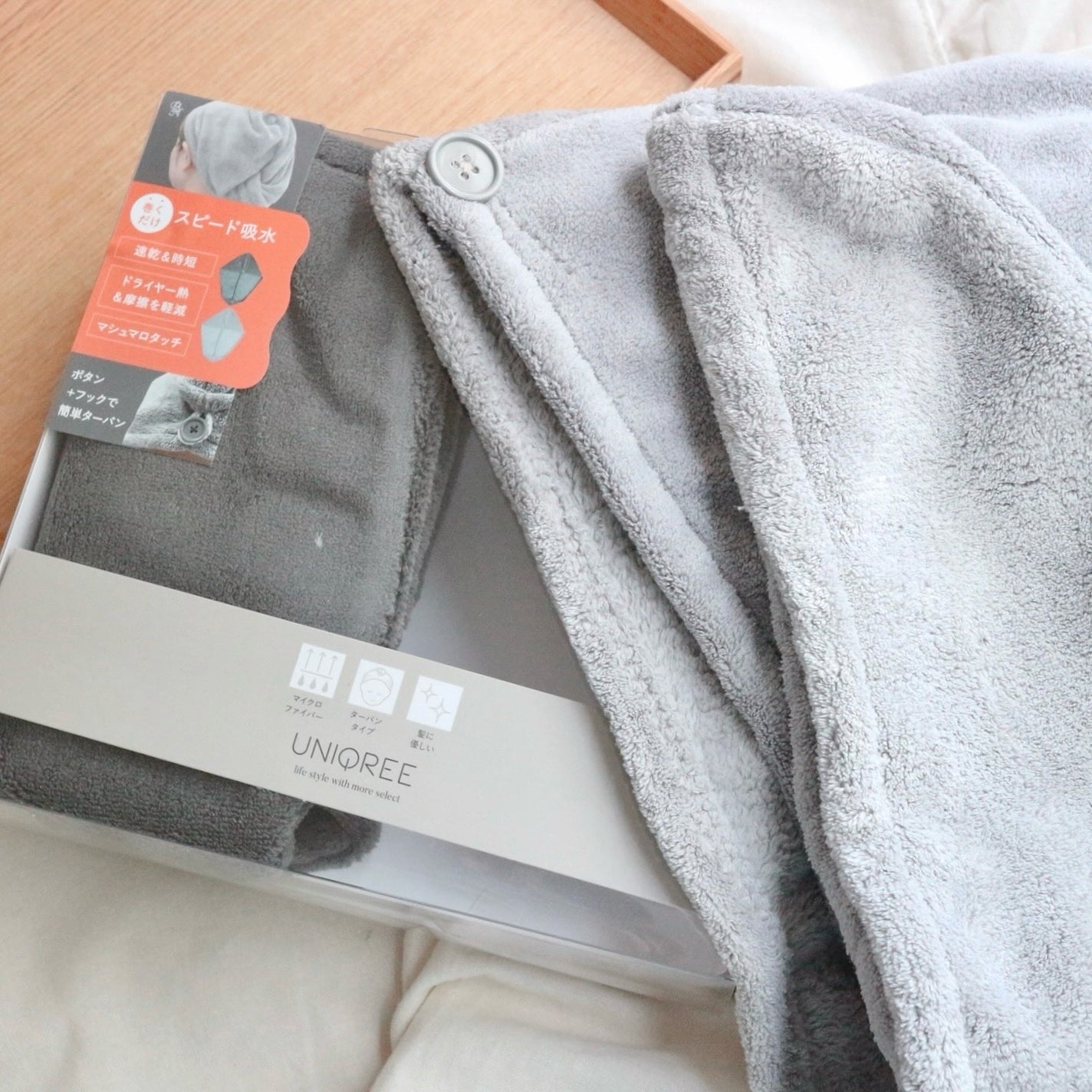 Uniqree Dry Haircap ユニークリードライヘアキャップ/ビー・エヌ/ヘアケアグッズを使ったクチコミ(1枚目)