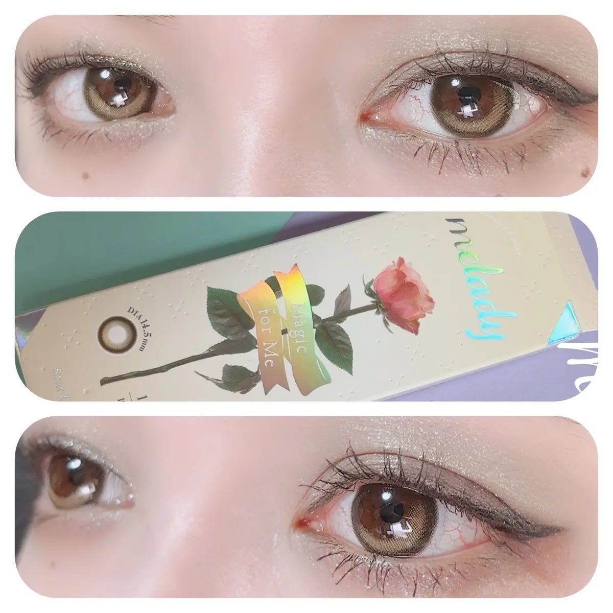 melady 1day/melady/ワンデー(1DAY)カラコンを使ったクチコミ(4枚目)