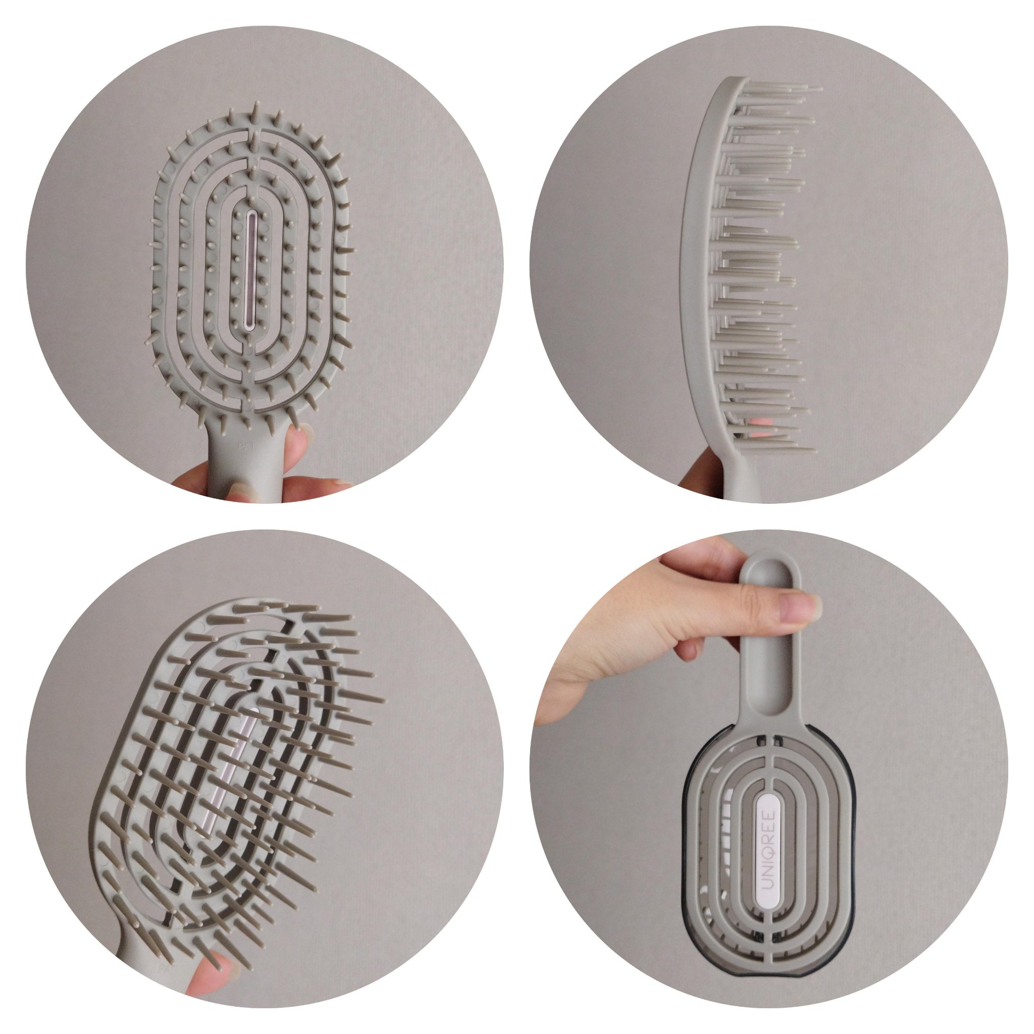 ユニークリー 4wayスムースヘアブラシ/ビー・エヌ/ヘアブラシを使ったクチコミ（2枚目）