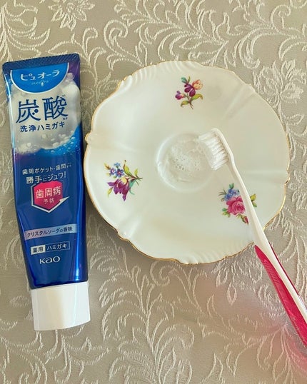 ピュオーラ 炭酸ハミガキ【医薬部外品】/ピュオーラ/歯磨き粉を使ったクチコミ(7枚目)