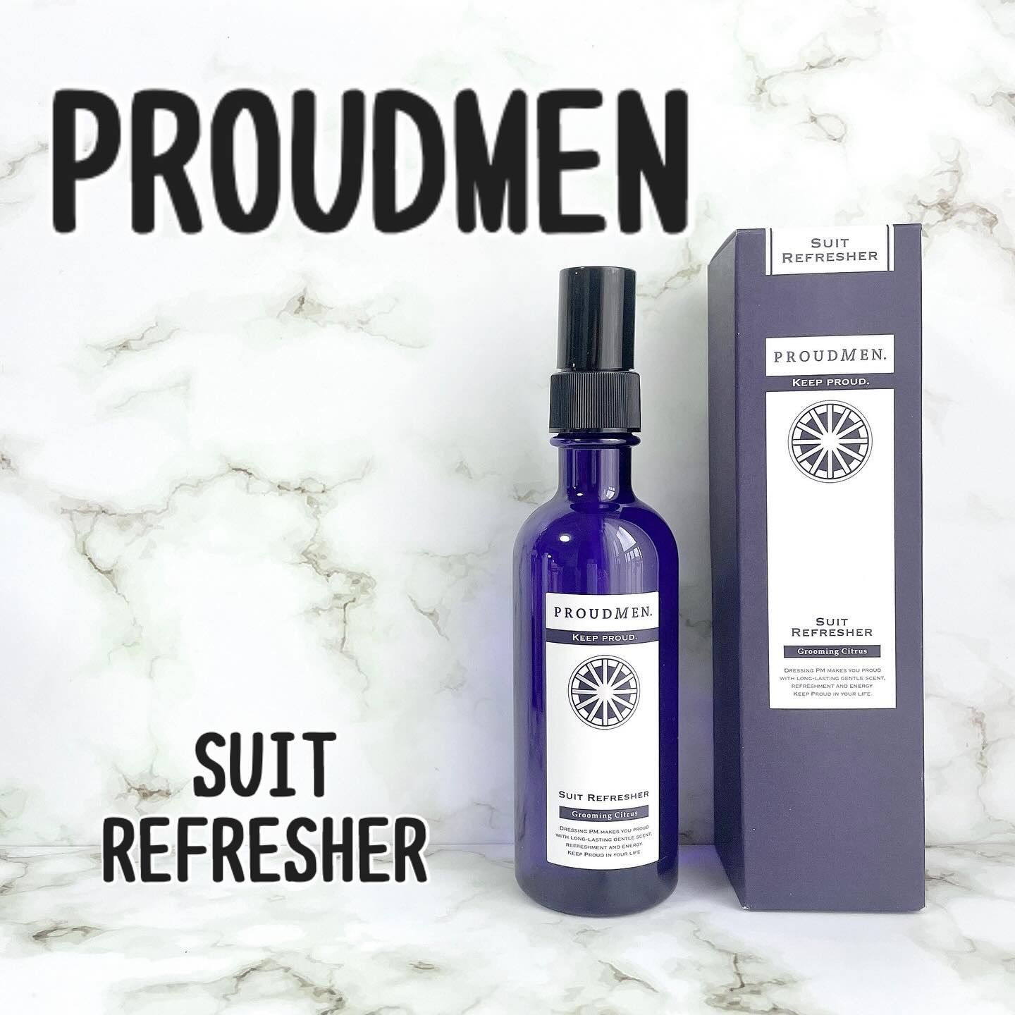 スーツリフレッシャー 〈グルーミング・シトラス〉/プラウドメン/ファブリックミストを使ったクチコミ（1枚目）
