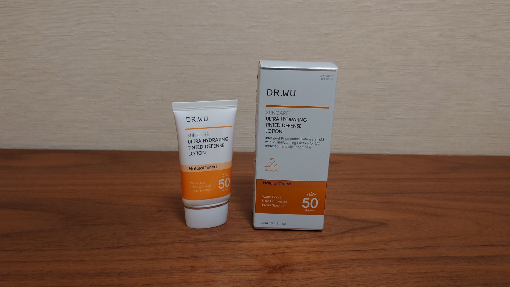 サンスクリーン+モイスト（色付き）＜日焼け止め＞/DR.WU/日焼け止めローションを使ったクチコミ（1枚目）