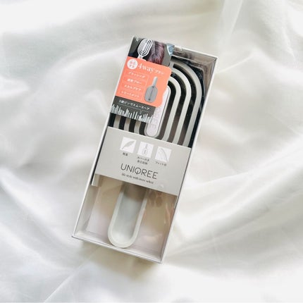 りぃさんのコスメ日記💄 on LIPS 「4wayスムースヘアブラシ♡ブラッシング・スカルプケア・速乾ブ..」(4枚目)