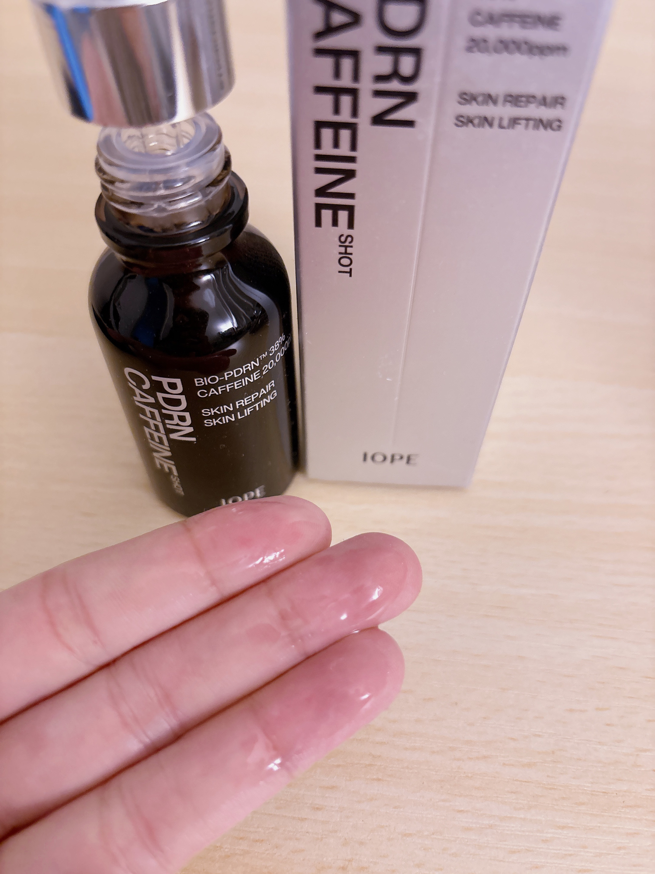 PDRNカフェインショット/IOPE/美容液を使ったクチコミ（2枚目）