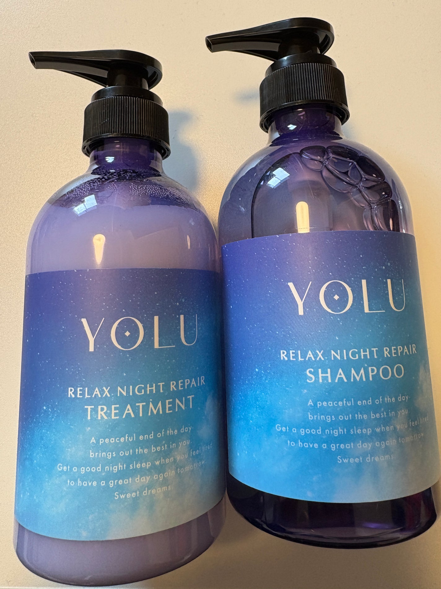 リラックスナイトリペア シャンプー/トリートメント/YOLU/シャンプー・コンディショナーを使ったクチコミ(1枚目)