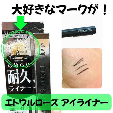 アイライナー/Étoile Rose/リキッドアイライナーを使ったクチコミ(1枚目)