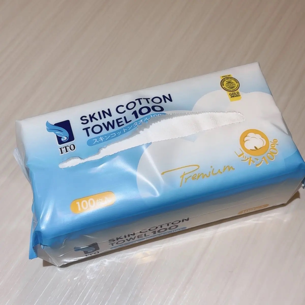 スキンコットンタオル100/ITO/クレンジングタオルを使ったクチコミ（1枚目）