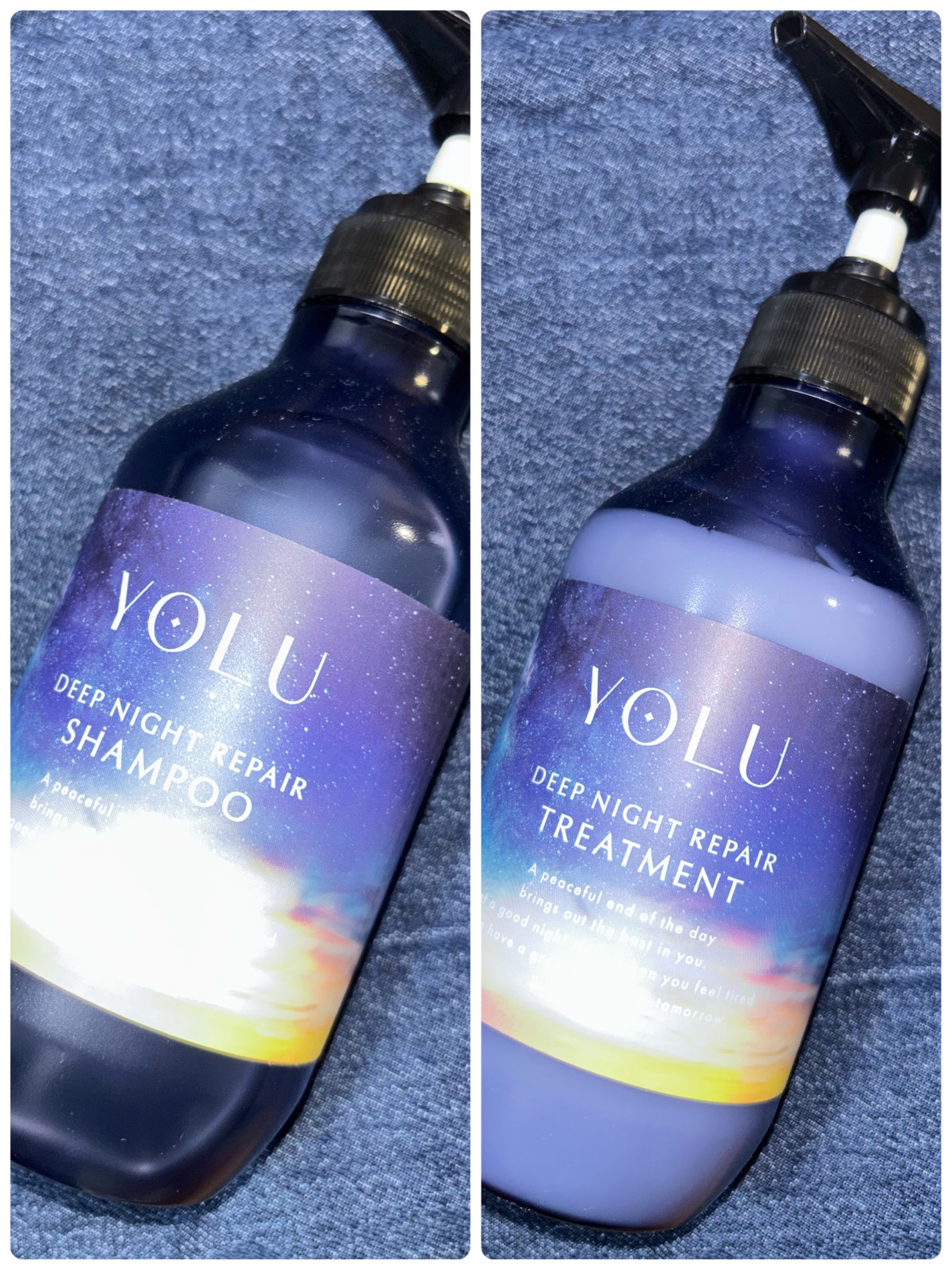 ディープナイトリペアシャンプー/トリートメント/YOLU/シャンプー・コンディショナーを使ったクチコミ(1枚目)
