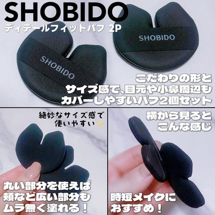 Wポイントメイクブラシ/SHOBIDO/メイクブラシを使ったクチコミ(2枚目)