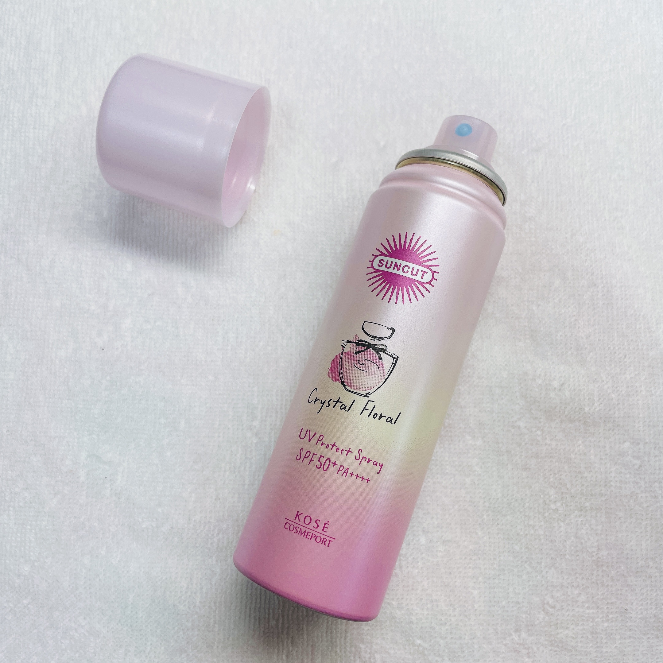 サンカット　フレグランスUVスプレー　クリスタルフローラルの香り/サンカット®/日焼け止めミスト・スプレーを使ったクチコミ（3枚目）