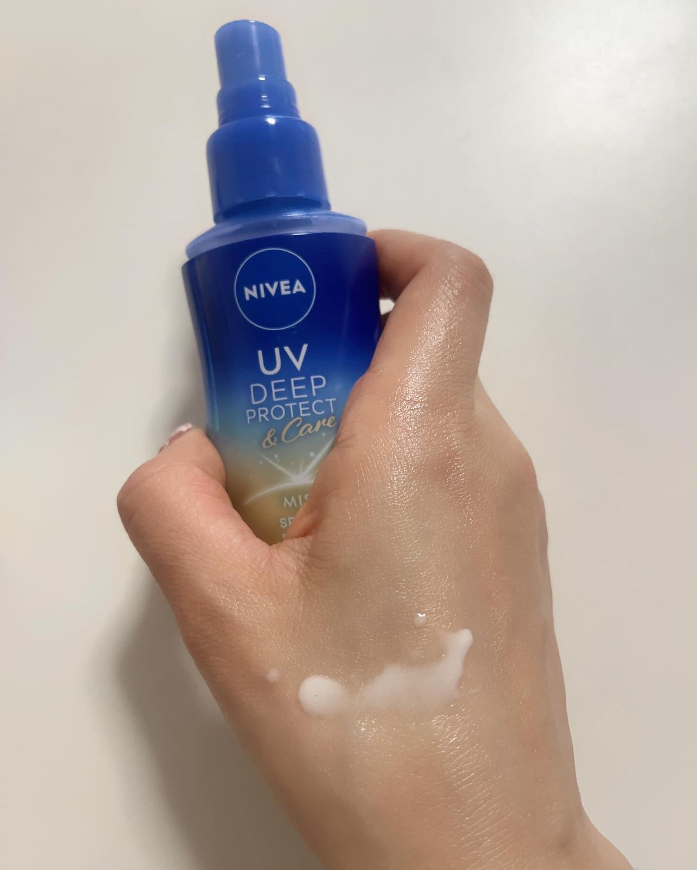 ニベアUV ディーププロテクト&ケア ミルクミスト/ニベア/日焼け止めミスト・スプレーを使ったクチコミ(3枚目)