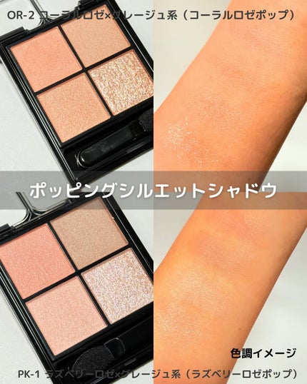 ケイト ポッピングシルエットシャドウ/KATE/アイシャドウパレットを使ったクチコミ(4枚目)