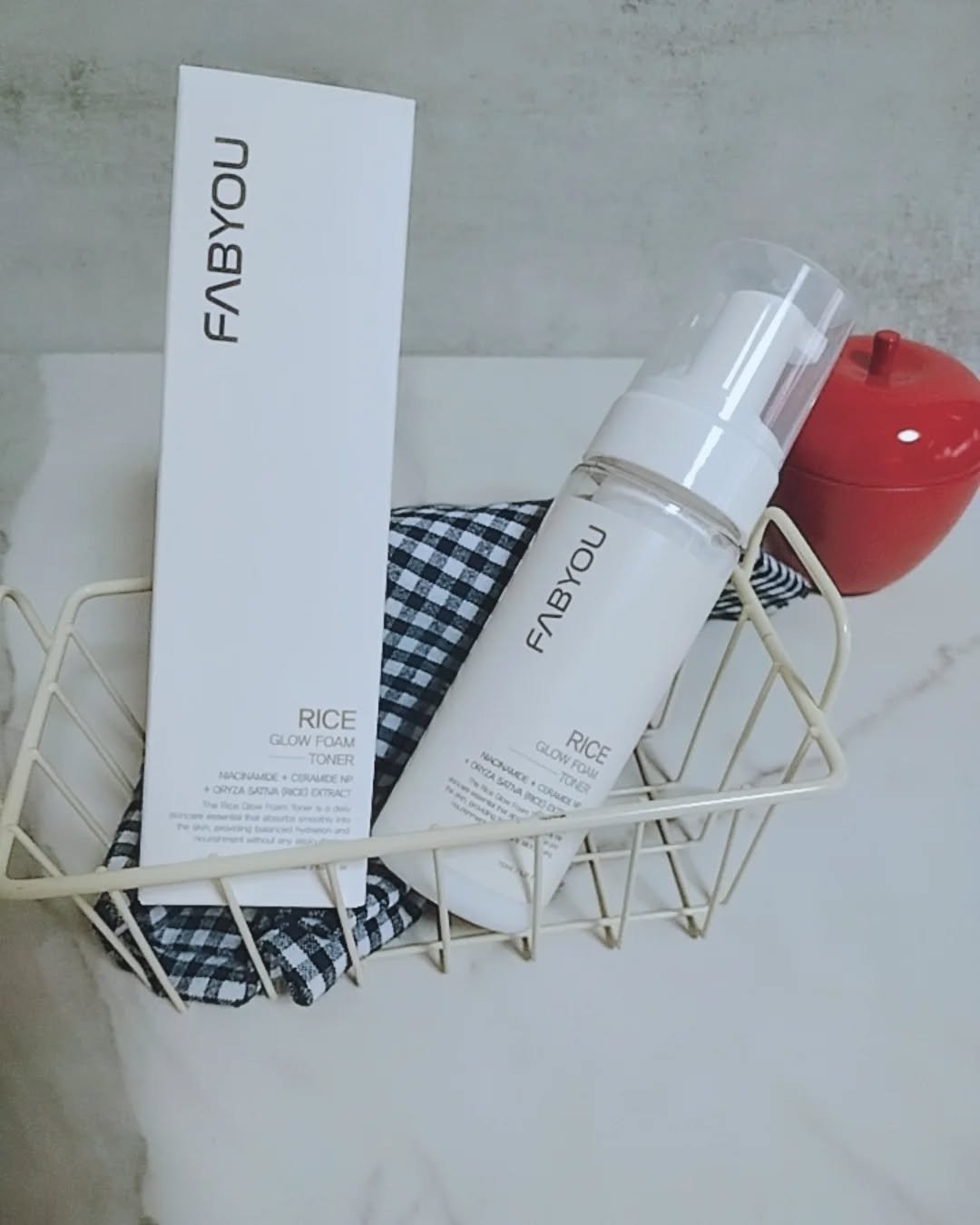 ライス グロウ フォームトナー/FABYOU/化粧水を使ったクチコミ（2枚目）