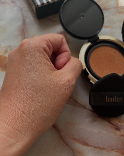 HARIAS 薬用クッションファンデーション/HARIAS/クッションファンデーションを使ったクチコミ(4枚目)