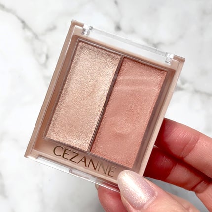 フェイスグロウカラー/CEZANNE/クリームハイライトを使ったクチコミ(2枚目)