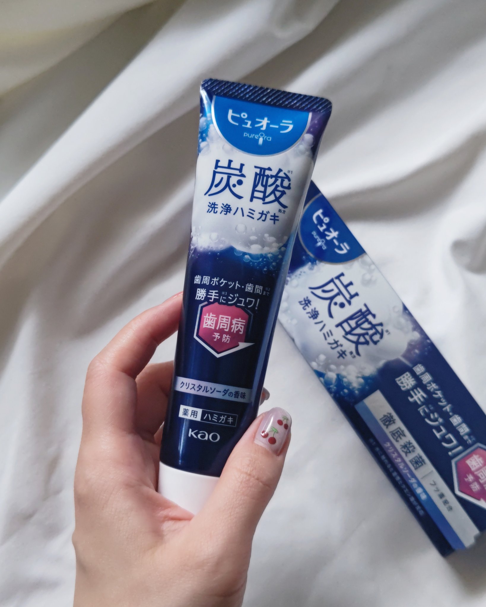 ピュオーラ 炭酸ハミガキ【医薬部外品】/ピュオーラ/歯磨き粉を使ったクチコミ（2枚目）