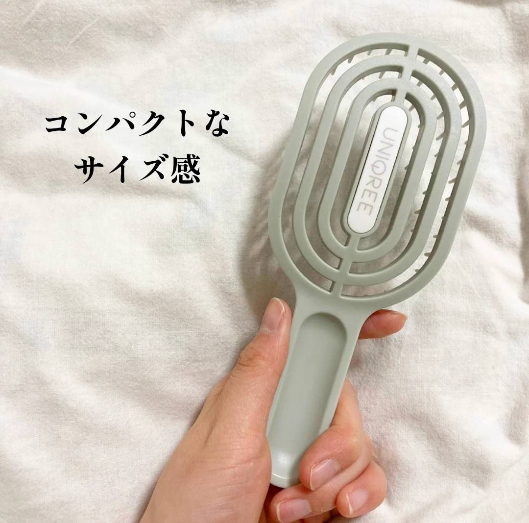 ユニークリー 4wayスムースヘアブラシ/ビー・エヌ/ヘアブラシを使ったクチコミ（2枚目）