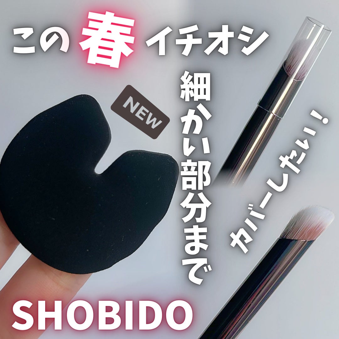 Wポイントメイクブラシ/SHOBIDO/メイクブラシを使ったクチコミ(1枚目)