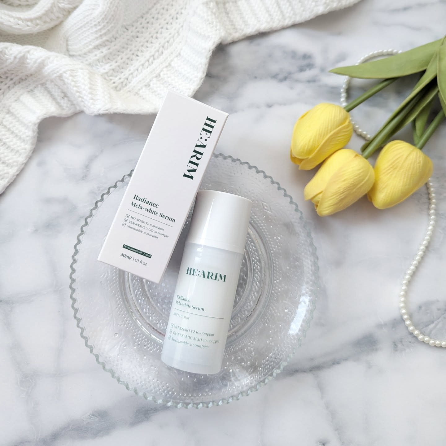 ラディエンスメラホワイトセラム/HEARIM/美容液を使ったクチコミ（1枚目）