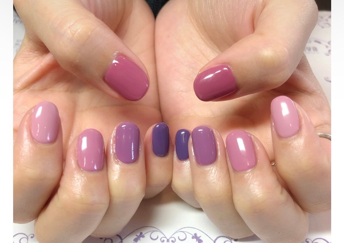 ERIKA on LIPS 「新しいネイル💅🏻同系色のパープル。あの、、3枚目の写真を見せて..」(3枚目)