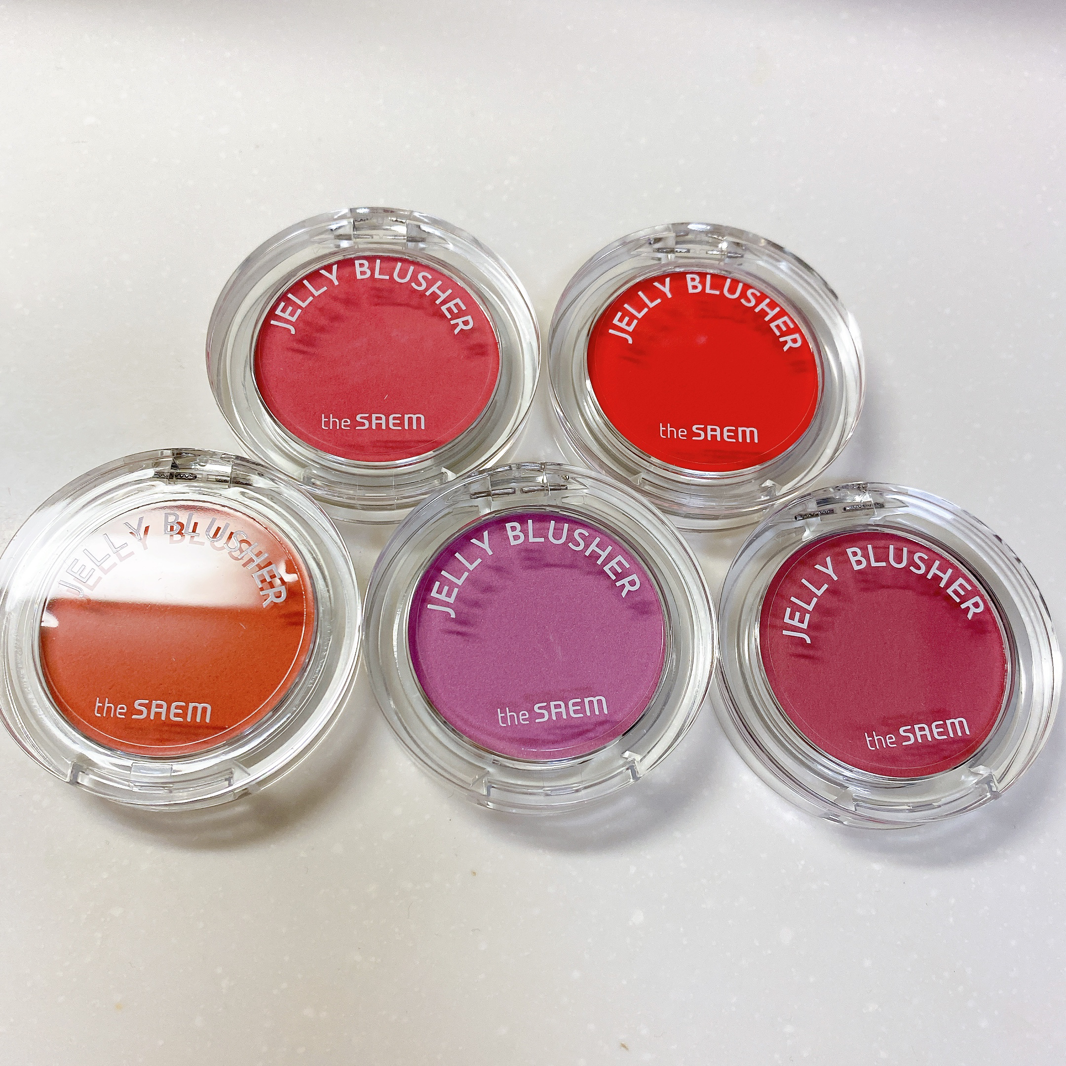 ゼリーブラッシャー/the SAEM/ジェル・クリームチークを使ったクチコミ（2枚目）