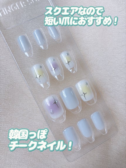 ネイルチップ(シールタイプ)/FINGER SUIT/ネイルチップ・パーツを使ったクチコミ(5枚目)