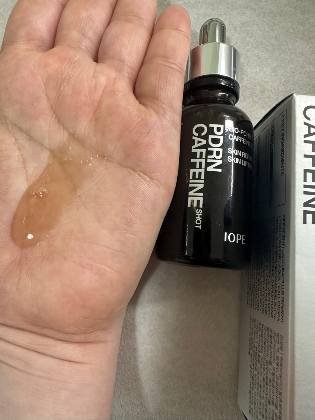 PDRNカフェインショット/IOPE/美容液を使ったクチコミ(3枚目)